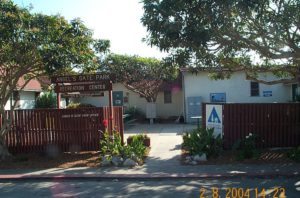 Entrance to San Pedro Hostel International (GPS point)
