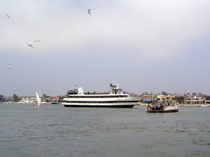 Auto Ferry in Newport Harbor