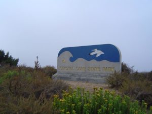 Crystal Cove State Park Entry Sign