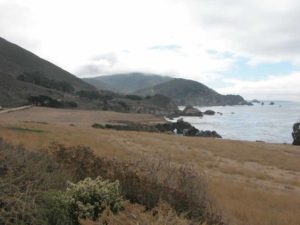 Notleys is one of the very few level headlands along the Big Sur Coast.