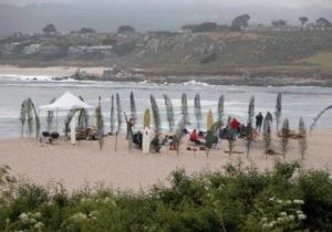 Monastery Beach was the site of a surfer's gathering in 2003.